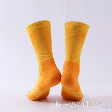 Sportliche Polstersocken für Winter-Merinowolle im Freien